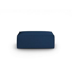 Taburet, Mackay, Cosmopolitan Design, 100x69x40 cm, catifea tricotata, albastru inchis imagine