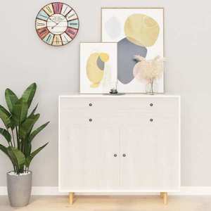 vidaXL Folie de mobilier autoadezivă, lemn alb, 500 x 90 cm, PVC imagine