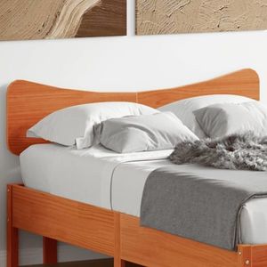 vidaXL Tăblie de pat, maro ceruit, 120 cm, lemn masiv de pin imagine