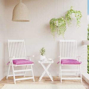 vidaXL Pernă scaun de terasă, roz, țesătură Oxford imagine