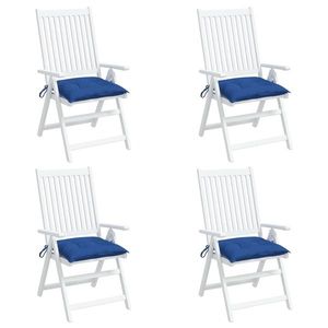 vidaXL Perne de scaun, 4 buc., albastru, 50x50x7 cm, textil oxford imagine