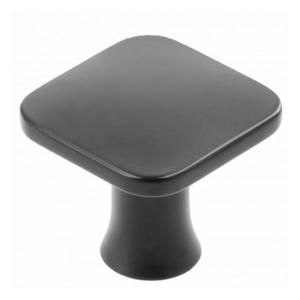 Buton pentru mobila Piazza, finisaj negru mat GT, 30x30 mm imagine