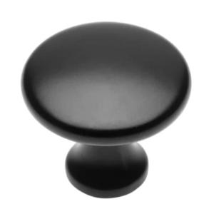 Buton pentru mobila Udine, finisaj negru mat GT, D: 29 mm imagine