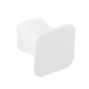 Buton pentru mobila Prism, finisaj alb mat, 32x28 mm imagine