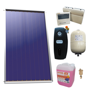Pachet Panou solar plan Sunsystem Select PK SL CL NL 2.15 m², controller, vas expansiune, grup pompare, aerisitor 1/2, antigel imagine