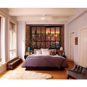 Fototapet fereastra, Brooklyn Brick, Komar, model peisaj New York, multicolor, adeziv inlcus, 368x254cm imagine