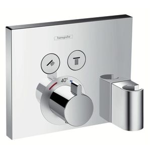 Baterie cada - dus termostatata Hansgrohe ShowerSelect cu agatatoare dus montaj incastrat necesita corp ingropat imagine