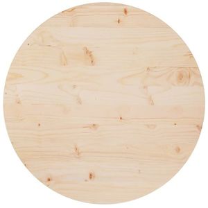 vidaXL Blat de masă, Ø70x2, 5 cm, lemn masiv de pin imagine