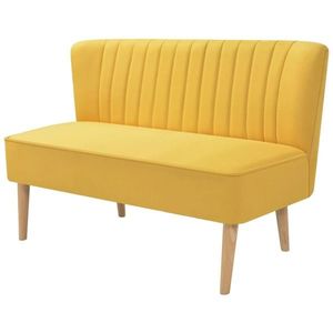 Canapea din material textil galben imagine