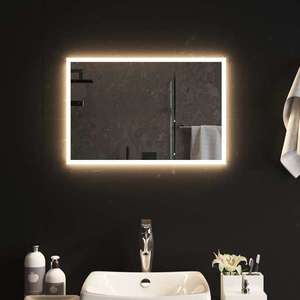 vidaXL Oglinda de baie cu LED, 40x60 cm imagine