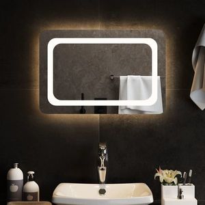 vidaXL Oglinda de baie cu LED, 60x40 cm imagine
