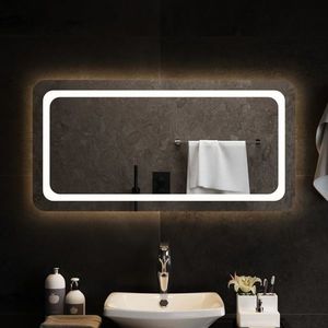 vidaXL Oglindă de baie cu LED, 100x50 cm imagine