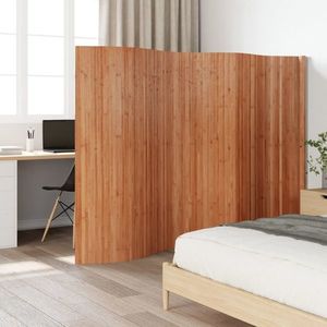 vidaXL Paravan de cameră, maro, 165x400 cm , bambus imagine