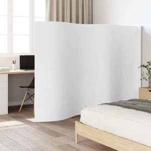vidaXL Paravan de cameră, alb, 165x400 cm , bambus imagine