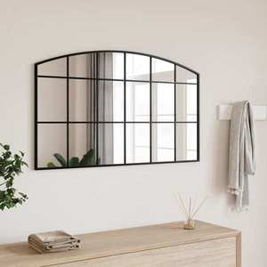 vidaXL Oglindă de perete, 100 x 60 cm, sticlă imagine
