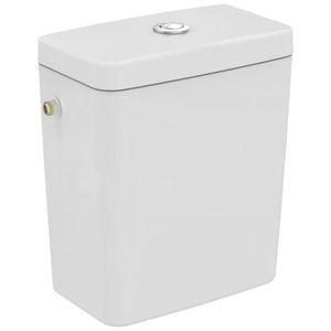 Rezervor Ideal Standard pentru vas wc pe pardoseala Connect Cube alimentare laterala alb imagine