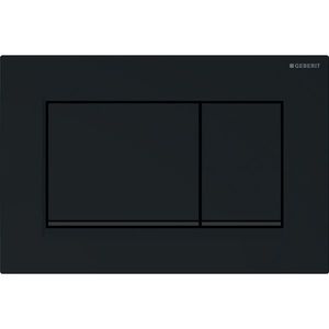 Clapeta actionare Geberit Sigma30 negru lucios detalii negru mat imagine