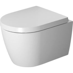 Vas WC suspendat Duravit Me by Starck Rimless Compact 48x37cm HygieneGlaze alb alpin imagine