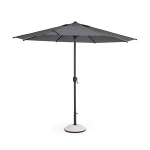 Umbrela pentru gradina / terasa Rio, Bizzotto, Ø 300 cm, stalp Ø 48 mm, otel/poliester, gri inchis imagine