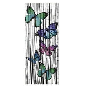 Perdea, Maximex, Butterflies, 90 x 200 cm, bambus, multicolor imagine