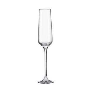 Set 4 pahare pentru sampanie Charisma, Rona, 190 ml, sticla, transparent imagine