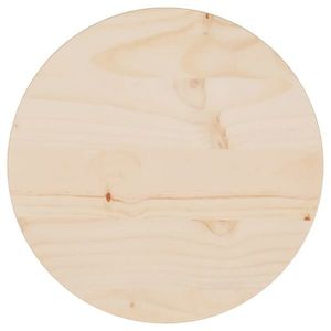 vidaXL Blat de masă, Ø30x2, 5 cm, lemn masiv de pin imagine