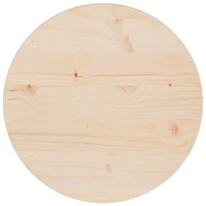 vidaXL Blat de masă, Ø40x2, 5 cm, lemn masiv de pin imagine