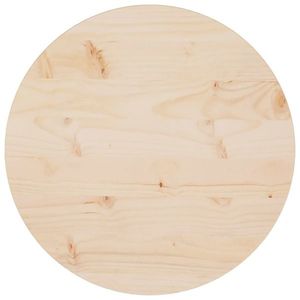 vidaXL Blat de masă, Ø50x2, 5 cm, lemn masiv de pin imagine