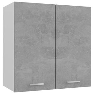 vidaXL Dulap de perete, gri beton, 60x31x60 cm, lemn compozit imagine