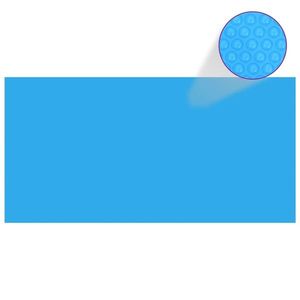 vidaXL Prelată piscină, albastru, 975 x 488 cm, PE imagine