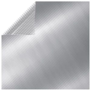 vidaXL Prelată de piscină, argintiu, 800x500 cm, PE, dreptunghiular imagine