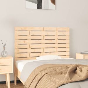 vidaXL Tăblie de pat pentru perete, 106x3x63 cm, lemn masiv de pin imagine