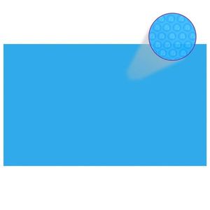 vidaXL Prelată de piscină, albastru, dreptunghiular, 500 x 300 cm, PE imagine
