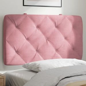 vidaXL Pernă tăblie de pat, roz, 80 cm, catifea imagine