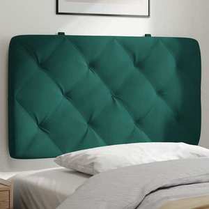 vidaXL Pernă tăblie de pat, verde, 90 cm, catifea imagine
