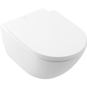 Vas WC suspendat Villeroy & Boch Subway 3.0 CeramicPlus 56x37cm TwistFlush alb mat imagine