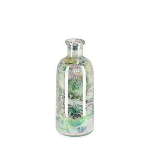 Vaza Marala, Bizzotto, Ø 13 x 31 cm, sticla, handmade, verde imagine