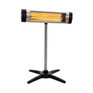 Blumfeldt Rising Sun Mono, încălzitor cu infraroșu, 2500 W, IP34, reglabil pe înălțime, argintiu imagine