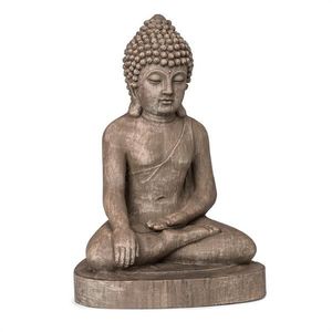Blumfeldt Gautama, statuie de grădină, 43 x 61 x 34 cm, fibreclay, maro imagine