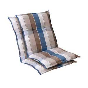 Blumfeldt Prato, pernă tapițată, pernă pentru scaun, spătar mic, scaun de gradină, poliester, 50x100x8cm imagine