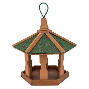 Blumfeldt Casă suspendabilă pentru păsări, pâslă impermeabilă pentru acoperiș, lemn de pin tratat imagine