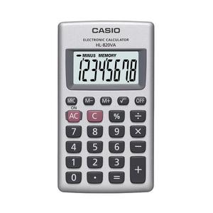 Calculator de buzunar 1xLR54 argintiu Casio imagine