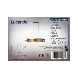 Lustră LED dimabilă pe cablu MARIJA LED/24W/230V Lucande imagine