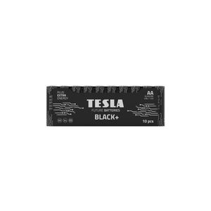 10 baterii alcaline AA BLACK+ 1, 5V Tesla Batteries imagine