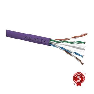 Cablu de instalare Solarix 26100021 CAT6 UTP LSOH Dca-s2, d2, a1 305m/cutie imagine