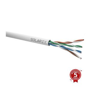 Cablu de instalare Solarix 27724130 CAT5E UTP PVC Eca 100m/cutie imagine