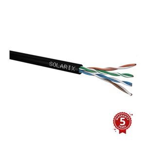 Cablu de instalare Solarix 27655191 CAT5E UTP PE Fca 305m/cutie imagine