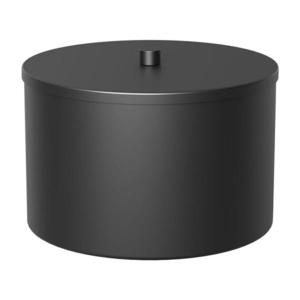 Cutie de metal pentru depozitare 12x17, 5 cm negru imagine