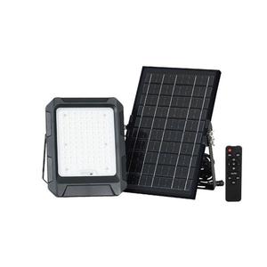 Proiector LED solar LED/10W/3, 7V IP65 4000K negru + telecomandă imagine