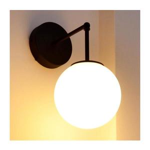 Lampă de perete MOON 1xE27/15W/230V negru imagine